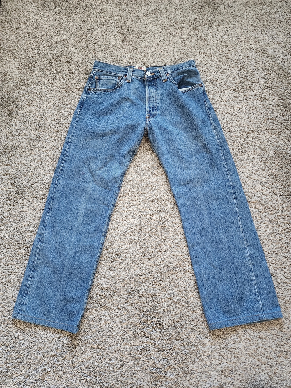 Levi’s 501 Men’s Jeans W33 100% Cotton Button Fly